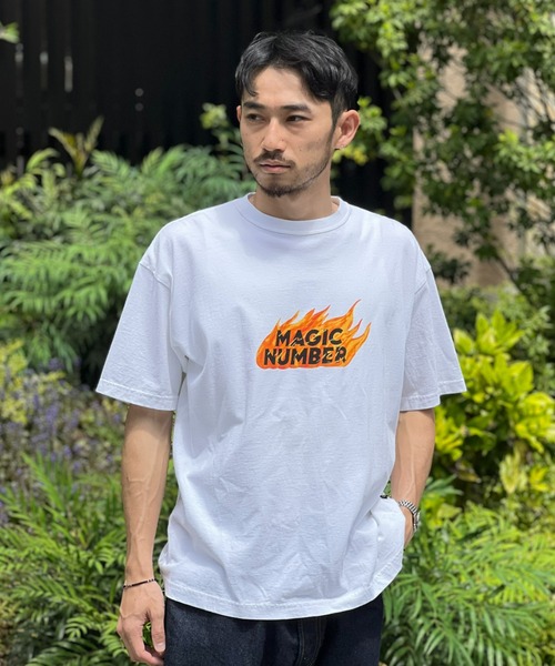 MAGIC NUMBER(マジック ナンバー)の「【MAGIC NUMBER】FRAMES US COTTON S/S T-SHIRT(Tシャツ/カットソー・メンズ・ブラック/ホワイト/グリーン・X-LARGE/MEDIUM/LARGE)」の1枚目の写真