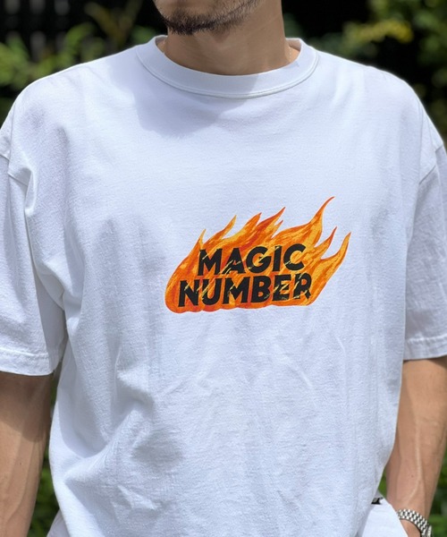 MAGIC NUMBER(マジック ナンバー)の「【MAGIC NUMBER】FRAMES US COTTON S/S T-SHIRT(Tシャツ/カットソー・メンズ・ブラック/ホワイト/グリーン・X-LARGE/MEDIUM/LARGE)」の9枚目の写真