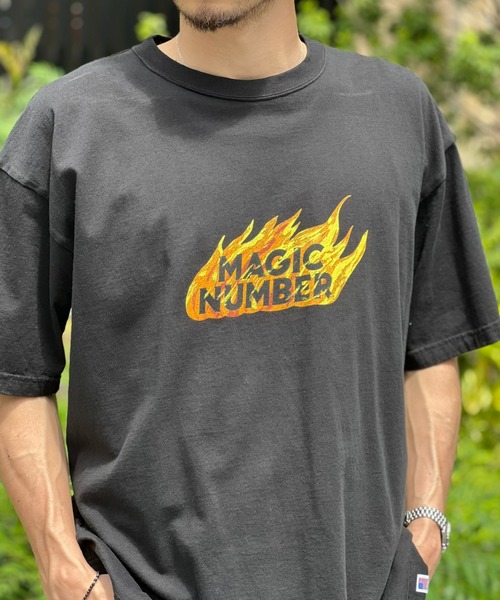 MAGIC NUMBER(マジック ナンバー)の「【MAGIC NUMBER】FRAMES US COTTON S/S T-SHIRT(Tシャツ/カットソー・メンズ・ブラック/ホワイト/グリーン・X-LARGE/MEDIUM/LARGE)」の10枚目の写真