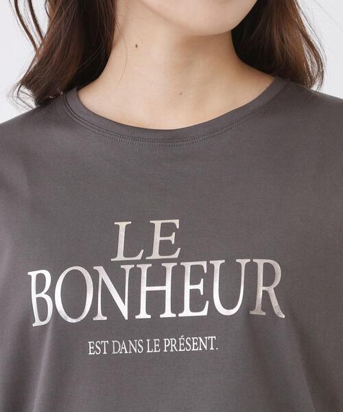 COUP DE CHANCE(クードシャンス)の「【手洗い可/日本製】半袖ロゴTシャツ(Tシャツ/カットソー・レディース・グレー系その他/ホワイト・38/34)」の22枚目の写真
