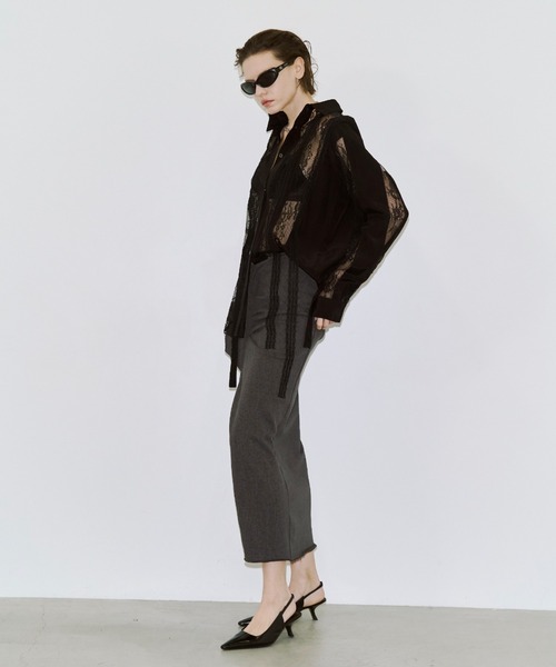 JOSE MOON（ジョゼムーン）の「ASYMMETRY CUT SKIRT/アシンメトリーカットスカート（スカート・レディース・ブラック/グレー/ブラウン・FREE）」の11枚目の写真