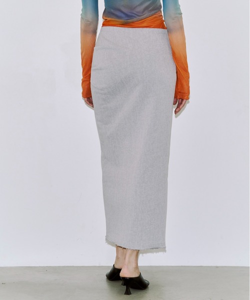 JOSE MOON（ジョゼムーン）の「ASYMMETRY CUT SKIRT/アシンメトリーカットスカート（スカート・レディース・ブラック/グレー/ブラウン・FREE）」の17枚目の写真