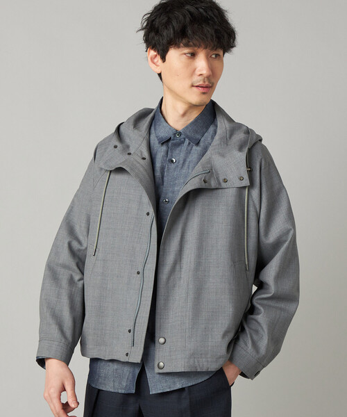 尾州産 ウォッシャブルトロ マウンテンパーカ（ブルゾン）｜COMME CA