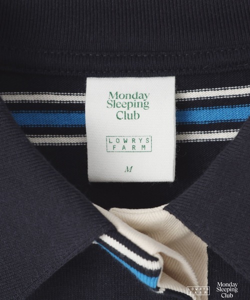 LOWRYS FARM(ローリーズファーム)の「Monday Sleeping Club マルチボーダーポロ 661562(Tシャツ/カットソー・レディース・ブルー/ネイビー/ブラウン・LARGE/MEDIUM)」の13枚目の写真