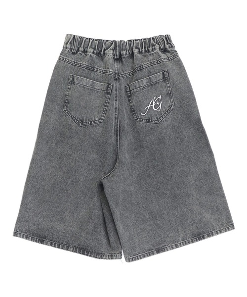 ANAP GiRL(アナップガール)の「スピンドル レース デニム ハーフパンツ(デニムパンツ・キッズ・ブルー/ブラック・XS/M/S)」の20枚目の写真