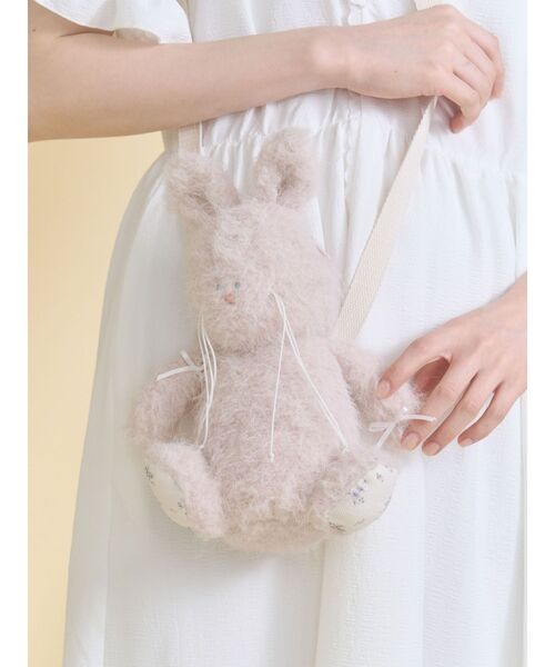 merry jenny（メリージェニー）の「nuku nuku rabbit pouch（ショルダーバッグ・レディース・ピンク/ブラック/アイボリー・FREE）」の20枚目の写真