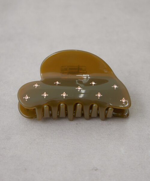 mystic(ミスティック)の「モチーフビジューヘアクリップ(バレッタ/ヘアクリップ・レディース・ブラウン/アイボリー・ONE SIZE)」の10枚目の写真