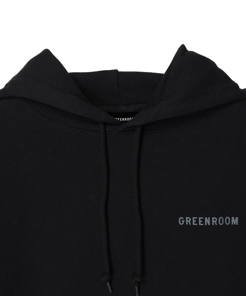 GREENROOM(グリーンルーム)の「【GREENROOM / グリーンルーム】SMALL LOGO PULLOVER HOODIE(パーカー・メンズ・ブラック/アッシュ・MEDIUM/LARGE/X-LARGE)」の7枚目の写真