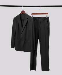 Cloudstyle（クラウドスタイル）の「【Cloudstyle】軽量 接触冷感 スーツ セットアップ 2ボタン ストレッチ テーラードジャケット&パンツ 2点セット（スーツセット）」
