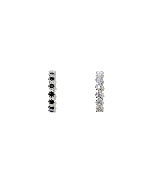 SCALETTO（スカーレット）の「[Silver 925] RA006 Eternity Band Ring（リング・レディース・ブラック/ホワイト・FREE）」の5枚目の写真