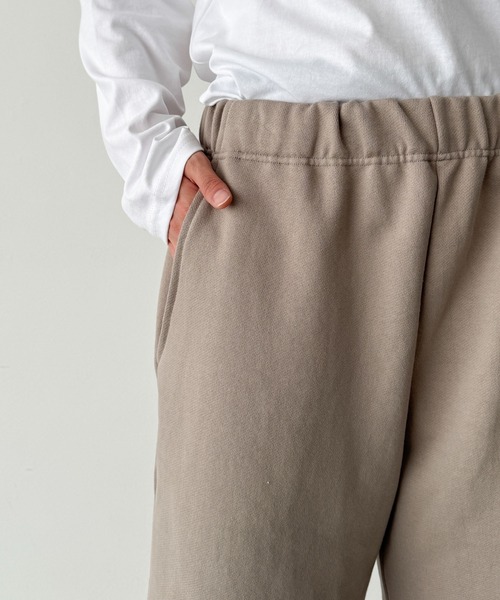 CANAL JEAN（キャナルジーン）の「choice_cnl　スウェットワークハーフパンツ（その他パンツ・レディース・ベージュ/ブラック・ONE SIZE）」の12枚目の写真