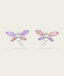 【公式】【スワロフスキー】Ariana Grande x Swarovski スタッドピアス, ミックスカット, トンボ, マルチカラー, ロジウム・プレーティング