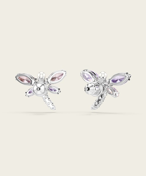 SWAROVSKI(スワロフスキー)の「【公式】【スワロフスキー】Ariana Grande x Swarovski スタッドピアス, ミックスカット, トンボ, マルチカラー, ロジウム・プレーティング(イヤリング・レディース・シルバー系その他・ONE SIZE)」の5枚目の写真