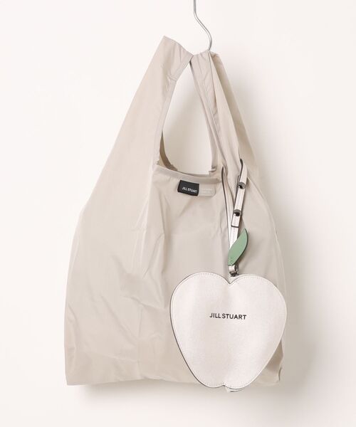 JILL STUART(ジルスチュアート)の「【 JILL STUART(ジル スチュアート)】アップルポーチ付きレインバッグ(エコバッグ/サブバッグ・レディース・ターコイズブルー系/フューシャピンク/ベージュ/ブラック・FREE)」の3枚目の写真