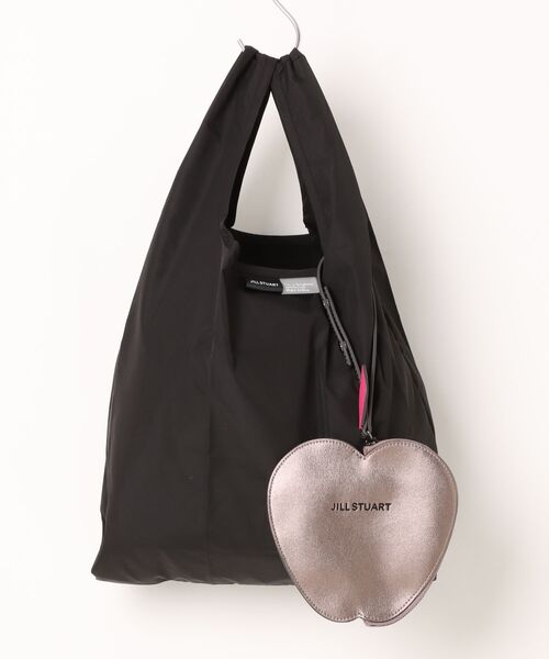 JILL STUART(ジルスチュアート)の「【 JILL STUART(ジル スチュアート)】アップルポーチ付きレインバッグ(エコバッグ/サブバッグ・レディース・ターコイズブルー系/フューシャピンク/ベージュ/ブラック・FREE)」の2枚目の写真