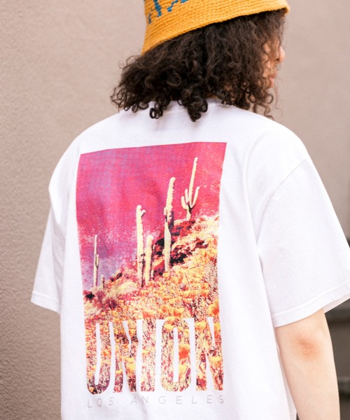 UNION（UNION TOKYO）（ユニオン）の「UNION TOKYO POPPIES TEE ユニオントーキョー Tシャツ（Tシャツ/カットソー・メンズ・ホワイト/ブラック・XXL/XL/L/M/S）」の2枚目の写真