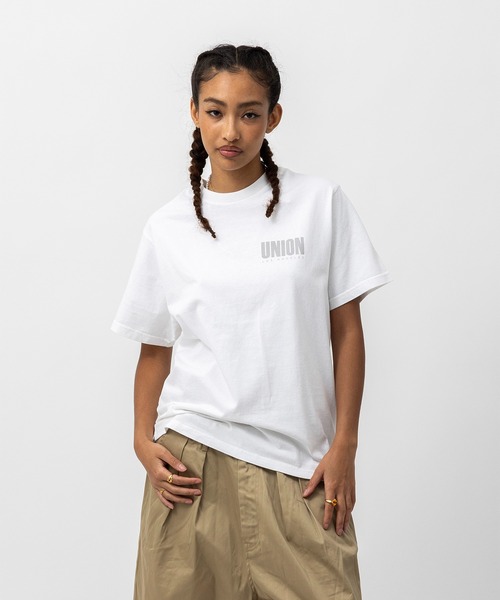 UNION（UNION TOKYO）（ユニオン）の「UNION TOKYO POPPIES TEE ユニオントーキョー Tシャツ（Tシャツ/カットソー・メンズ・ホワイト/ブラック・XXL/XL/L/M/S）」の4枚目の写真