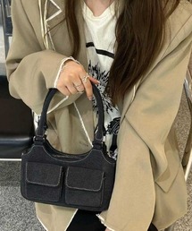 Denim Stitch Pocket Bag