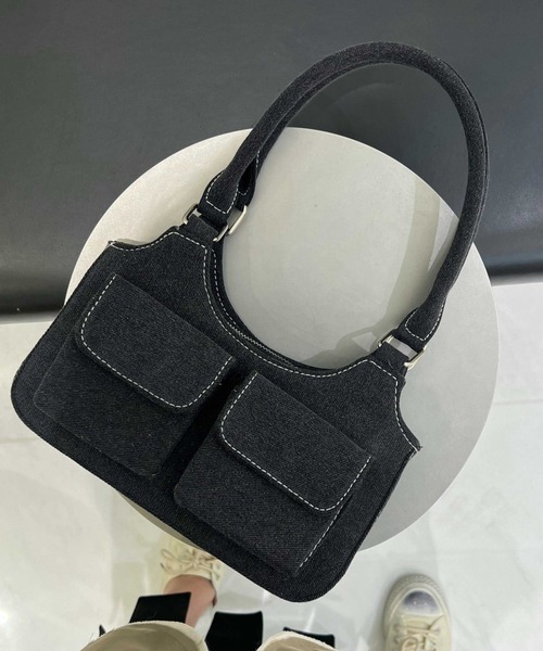 mebole（メボレ）の「Denim Stitch Pocket Bag（ハンドバッグ・レディース・インディゴブルー・FREE）」の11枚目の写真