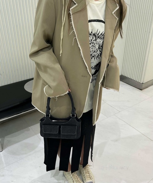 mebole（メボレ）の「Denim Stitch Pocket Bag（ハンドバッグ・レディース・インディゴブルー・FREE）」の9枚目の写真