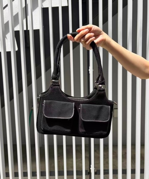 mebole（メボレ）の「Denim Stitch Pocket Bag（ハンドバッグ・レディース・インディゴブルー・FREE）」の19枚目の写真