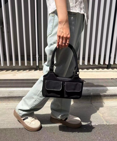mebole（メボレ）の「Denim Stitch Pocket Bag（ハンドバッグ・レディース・インディゴブルー・FREE）」の18枚目の写真