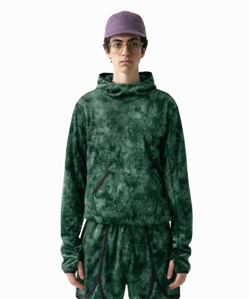 PRINOAR(プリノア)の「エテリアルフード - フォレスト(パーカー・レディース・グリーン系その他・LARGE/MEDIUM/SMALL)」の2枚目の写真