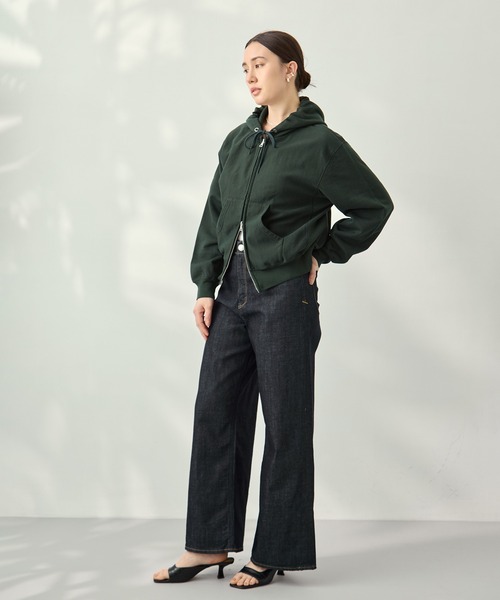 YANUK（ヤヌーク）の「[YANUK/ヤヌーク]MARY (Baggy Straight) OWI（デニムパンツ・レディース・インディゴブルー・26/25/24/23/27）」の2枚目の写真