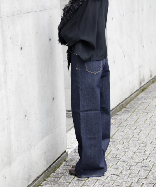 YANUK（ヤヌーク）の「[YANUK/ヤヌーク]MARY (Baggy Straight) OWI（デニムパンツ・レディース・インディゴブルー・26/25/24/23/27）」の15枚目の写真