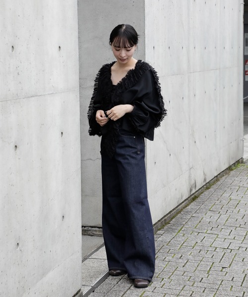 YANUK（ヤヌーク）の「[YANUK/ヤヌーク]MARY (Baggy Straight) OWI（デニムパンツ・レディース・インディゴブルー・26/25/24/23/27）」の13枚目の写真
