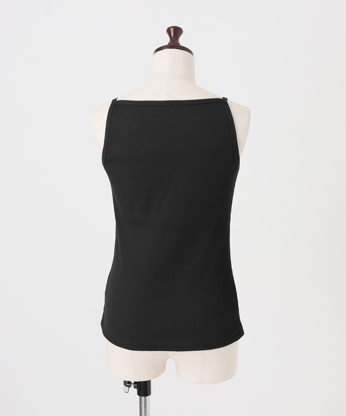 Spick & Span(スピックアンドスパン)の「カップ付きT/Cボートネックキャミ(キャミソール・レディース・ブラック/アイボリー/ブラウン系その他・36/38)」の12枚目の写真