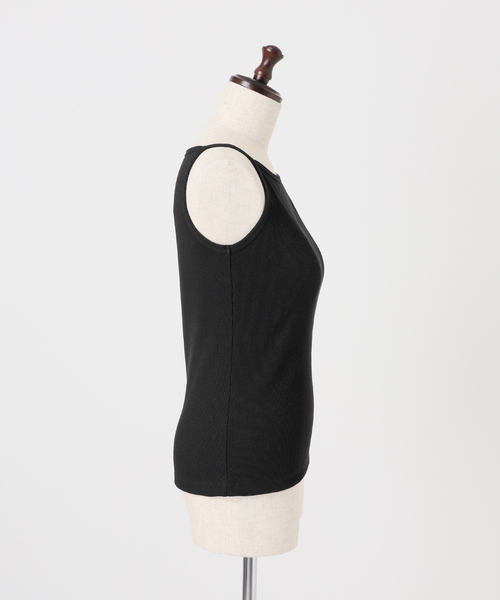 Spick & Span(スピックアンドスパン)の「カップ付きT/Cボートネックキャミ(キャミソール・レディース・ブラック/アイボリー/ブラウン系その他・36/38)」の13枚目の写真