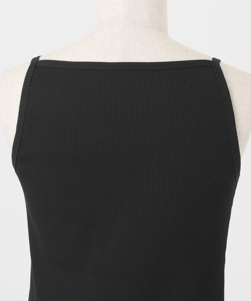 Spick & Span(スピックアンドスパン)の「カップ付きT/Cボートネックキャミ(キャミソール・レディース・ブラック/アイボリー/ブラウン系その他・36/38)」の15枚目の写真