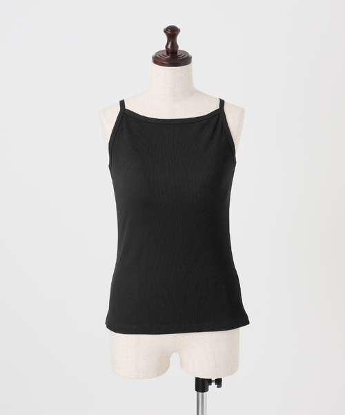 Spick & Span(スピックアンドスパン)の「カップ付きT/Cボートネックキャミ(キャミソール・レディース・ブラック/アイボリー/ブラウン系その他・36/38)」の20枚目の写真