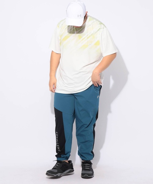 EXCELLENT FINE(エクセレント ファイン)の「Tシャツ 半袖 グラデーション メンズ 大きいサイズ ドライ ストレッチ クルーネック カットソー EXCELLENT FINE (エクセレントファイン)(Tシャツ/カットソー・メンズ・ネイビー/ホワイト/ブラック・X1(3L~4L)/X2(4L~5L)/X3(6L~7L))」の6枚目の写真