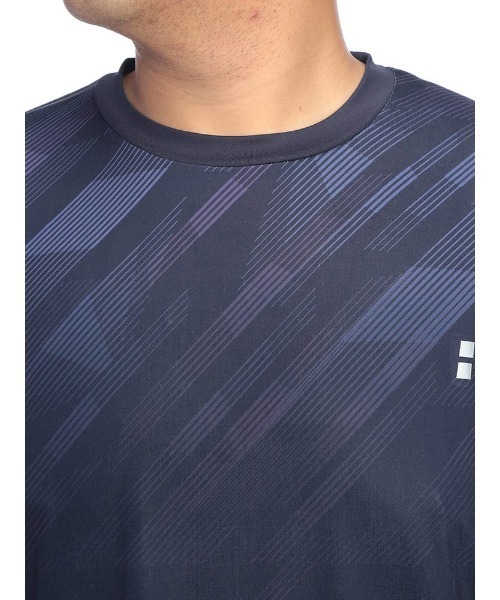 EXCELLENT FINE(エクセレント ファイン)の「Tシャツ 半袖 グラデーション メンズ 大きいサイズ ドライ ストレッチ クルーネック カットソー EXCELLENT FINE (エクセレントファイン)(Tシャツ/カットソー・メンズ・ネイビー/ホワイト/ブラック・X1(3L~4L)/X2(4L~5L)/X3(6L~7L))」の22枚目の写真