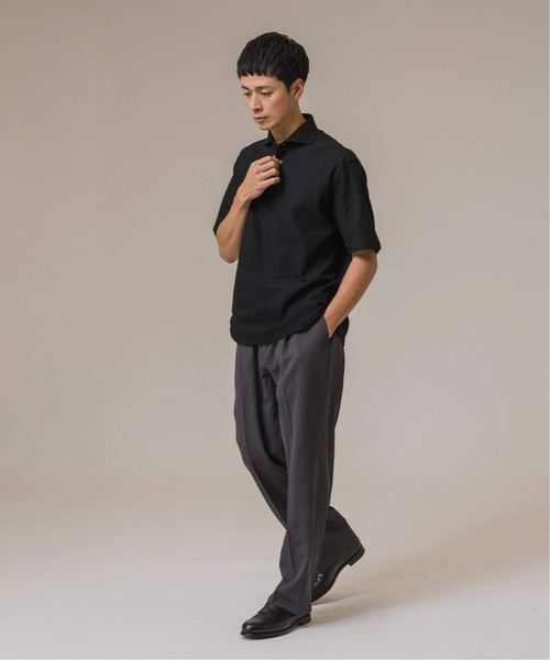 EDIFICE(エディフィス)の「"吸水速乾&高通気機能" COOLMAX ハニカムボーダー ポロシャツ(Tシャツ/カットソー・メンズ・グレー/ブラック/ネイビー/ブルー系その他・SMALL/MEDIUM/LARGE/X-LARGE)」の16枚目の写真