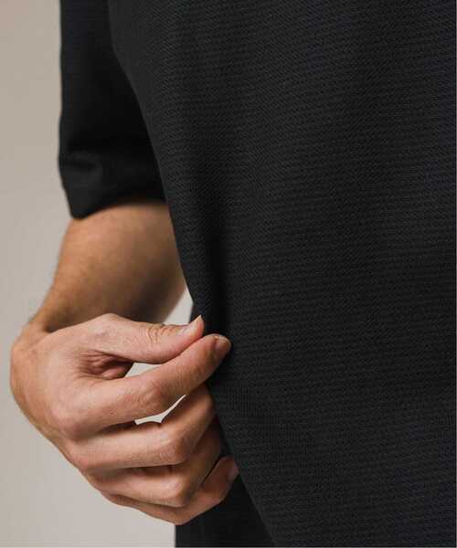 EDIFICE(エディフィス)の「"吸水速乾&高通気機能" COOLMAX ハニカムボーダー ポロシャツ(Tシャツ/カットソー・メンズ・グレー/ブラック/ネイビー/ブルー系その他・SMALL/MEDIUM/LARGE/X-LARGE)」の20枚目の写真