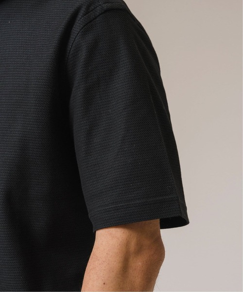 EDIFICE(エディフィス)の「"吸水速乾&高通気機能" COOLMAX ハニカムボーダー ポロシャツ(Tシャツ/カットソー・メンズ・グレー/ブラック/ネイビー/ブルー系その他・SMALL/MEDIUM/LARGE/X-LARGE)」の21枚目の写真