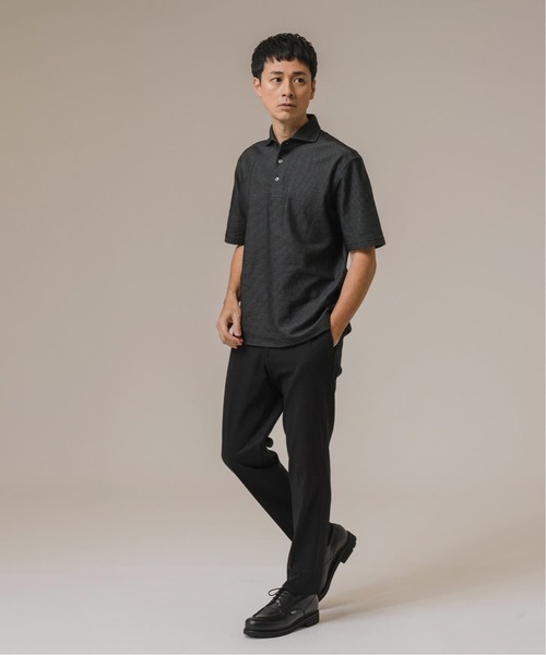 EDIFICE(エディフィス)の「"吸水速乾&高通気機能" COOLMAX ハニカムボーダー ポロシャツ(Tシャツ/カットソー・メンズ・グレー/ブラック/ネイビー/ブルー系その他・SMALL/MEDIUM/LARGE/X-LARGE)」の22枚目の写真