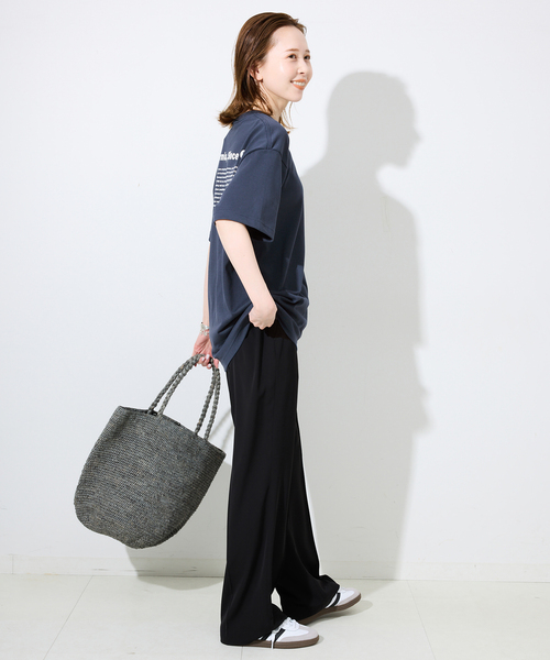 THE NORTH FACE（ザノースフェイス）の「《追加》THE NORTH FACE/ノースフェイス Historical Logo Tee NT32407（Tシャツ/カットソー・レディース・ネイビー/ホワイト/グレー・MEDIUM）」の14枚目の写真