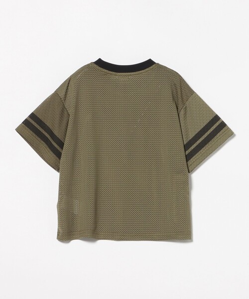 BEAMS mini(ビームスミニ)の「ナンバリング メッシュ Tシャツ 2026SS (90~140cm) 子供服 夏物 キッズ プチプラ 人気 スポーティ(Tシャツ/カットソー・キッズ・グレー/カーキ・140/120/130/110/100/90)」の13枚目の写真