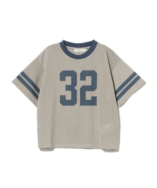 BEAMS mini(ビームスミニ)の「ナンバリング メッシュ Tシャツ 2026SS (90~140cm) 子供服 夏物 キッズ プチプラ 人気 スポーティ(Tシャツ/カットソー・キッズ・グレー/カーキ・140/120/130/110/100/90)」の10枚目の写真