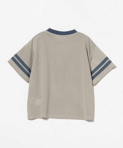 BEAMS mini(ビームスミニ)の「ナンバリング メッシュ Tシャツ 2026SS (90~140cm) 子供服 夏物 キッズ プチプラ 人気 スポーティ(Tシャツ/カットソー・キッズ・グレー/カーキ・140/120/130/110/100/90)」の9枚目の写真