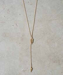 LOUNGEDRESS（ラウンジドレス）の「【GALENA/ガレナ】ノットロングネックレス（リング）」