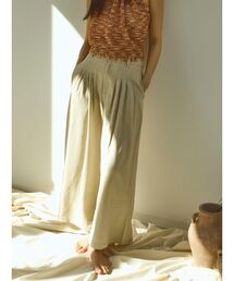 4tucks linen pants