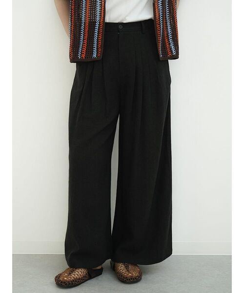 4tucks linen pants