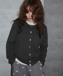 【cheriella】メタルボタンニットカーディガン SILVER BUTTON KNIT CARDIGAN