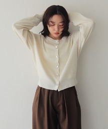 cheriella | 【cheriella】シルバーボタンニットカーディガン　SILVER BUTTON KNIT CARDIGAN(カーディガン/ボレロ)