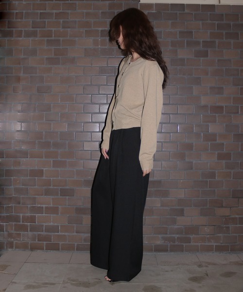 cheriella（シェリエラ）の「【cheriella】シルバーボタンニットカーディガン　SILVER BUTTON KNIT CARDIGAN（カーディガン/ボレロ・レディース・アイボリー/ベージュ/杢グレー/チャコールグレー・FREE）」の20枚目の写真